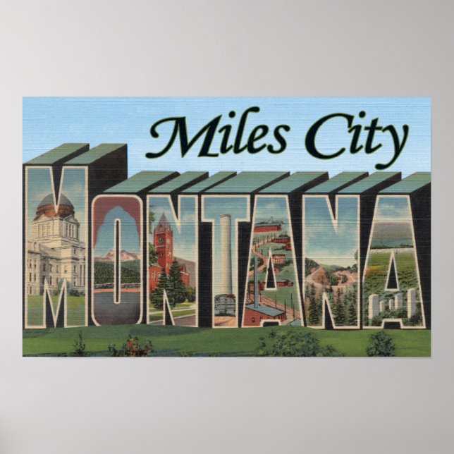 Miles City, Montana Poster (Front)