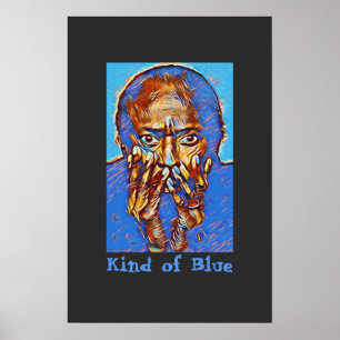 Miles Davis "Kind of Blue" Poster