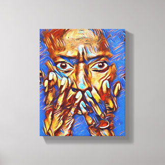 Miles Davis "Kind of Blue" Stretched Canvas Print
