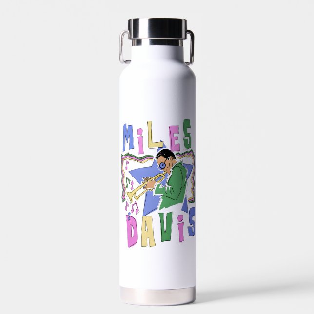 Miles Davis Water Bottle (Front)