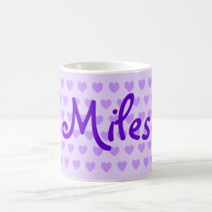 Miles in Purple Coffee Mug