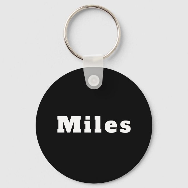 Miles Key Ring (Front)
