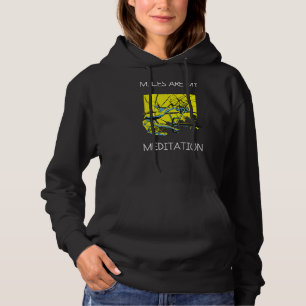 Miles Meditation Mountain Bike Mtb Biking Cycling Hoodie