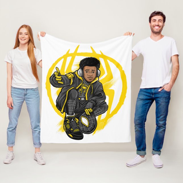 Miles Morales Fleece Blanket (In Situ)