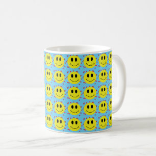 Miles of Smiles Classic Grin Faces Coffee Mug