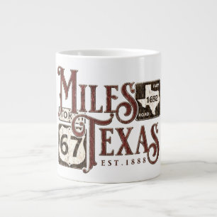 Miles Texas 20oz Large Coffee Mug