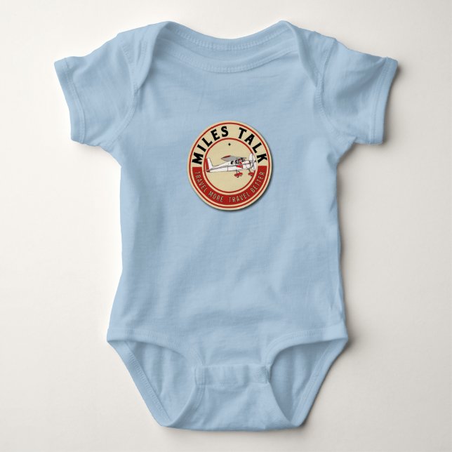 MilesTalk Baby One-sie Bodysuit (Front)