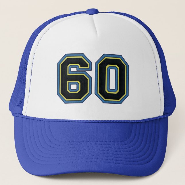 Milestone 60th Birthday Party Trucker Hat (Front)