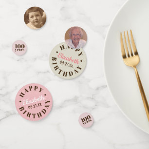 Milestone Birthday   Choose Your Year Custom Confetti