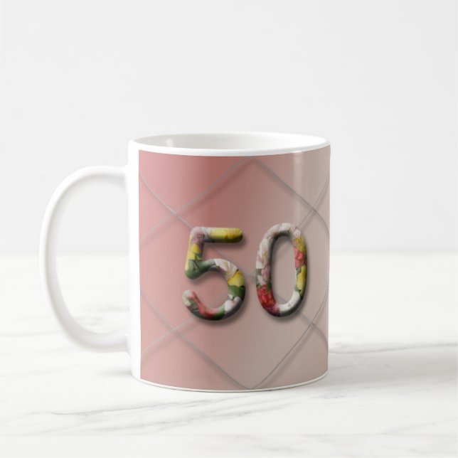 Milestone Birthday Mug_50 Coffee Mug (Left)