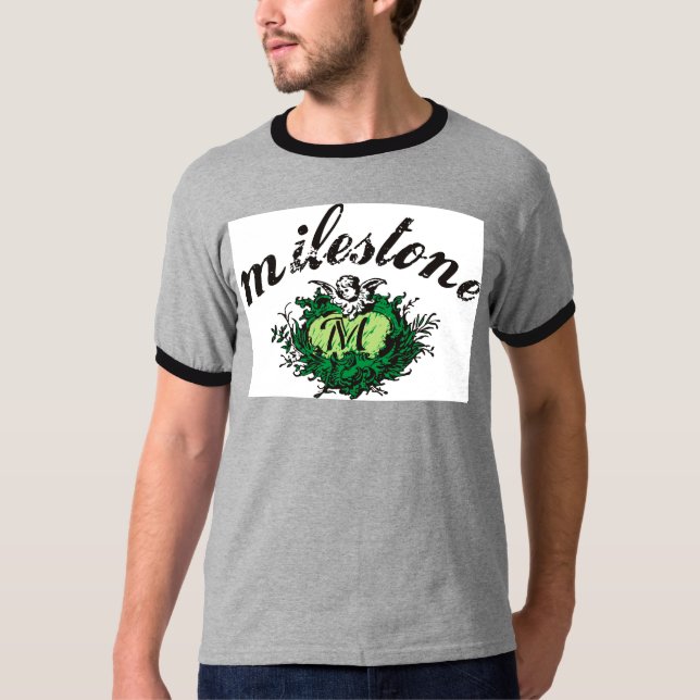 Milestone "Cherub" Ringer Tee (Front)