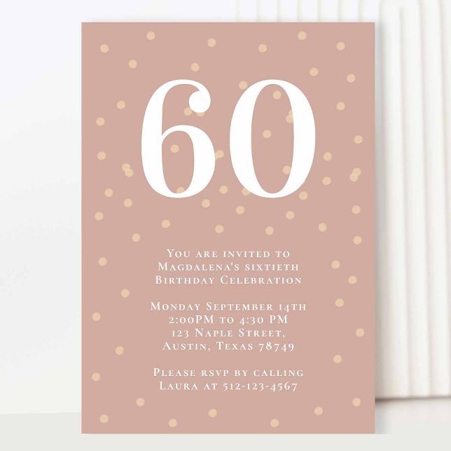 Milestone Minimalist Birthday Party Invitation (Creator Uploaded)