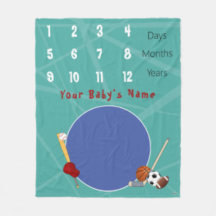 Milestones Baby Blanket HAMbyWG