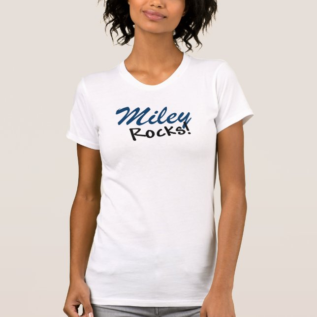 Miley Rocks T-Shirt (Front)