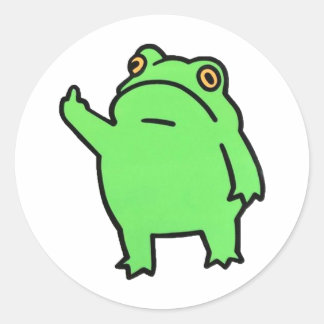 MILF Man, I love frogs Stickers