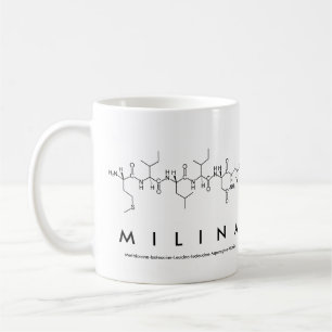 Milina peptide name mug