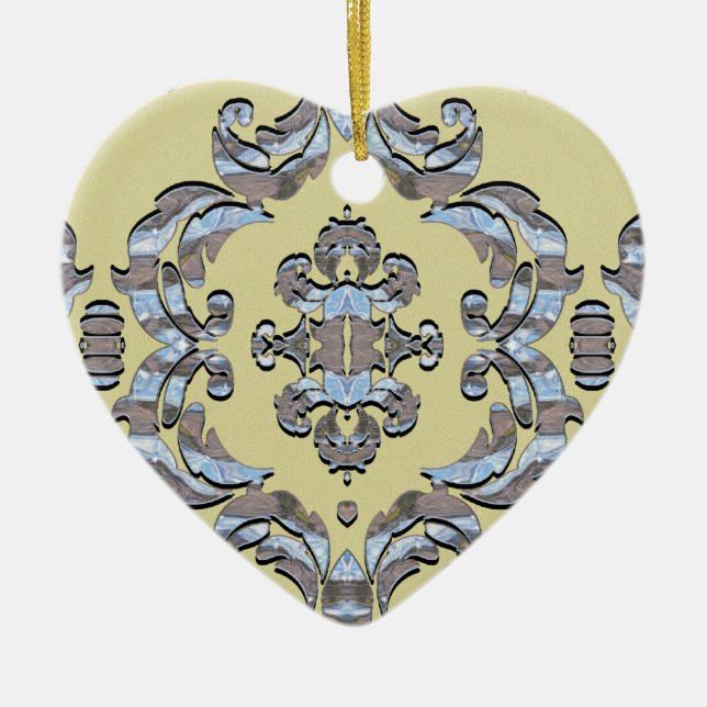 Miliscent Wolfgang Ceramic Tree Decoration (Front)