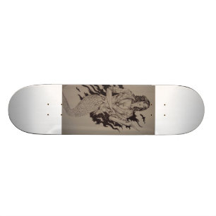 militairy mermaid skateboard