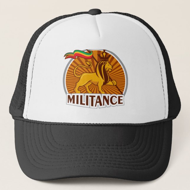 MILITANCE TRUCKER TRUCKER HAT (Front)