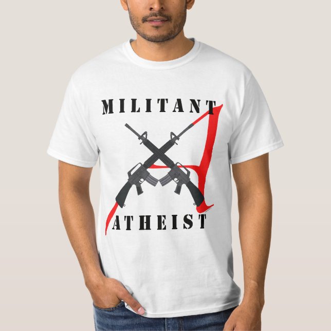 Militant Atheist Men's Shirt (Front)