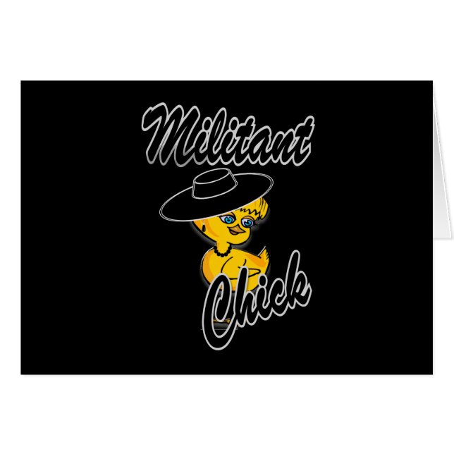 Militant Chick #4 (Front Horizontal)