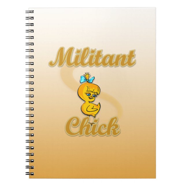 Militant Chick Notebook (Front)