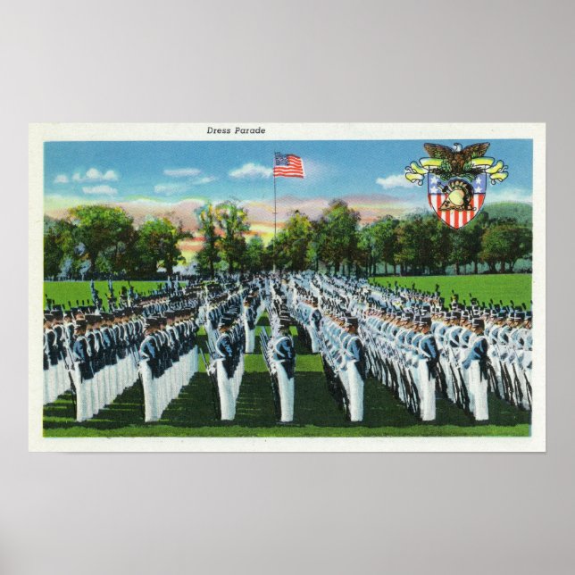 Military Academy Dress Parade Poster (Front)