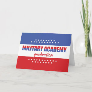 Military Academy Graduation Congratulations Card