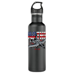 Military Aeroplane A10 Warthog American Flag  710 Ml Water Bottle