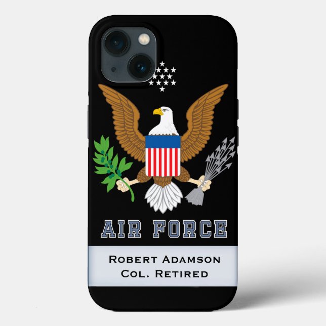 Military Air Force Defence emblem personalise Case-Mate iPhone Case (Back)