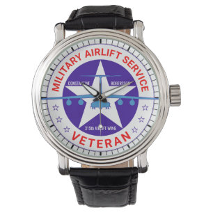 Military Airlift Service Veteran customisable Watch