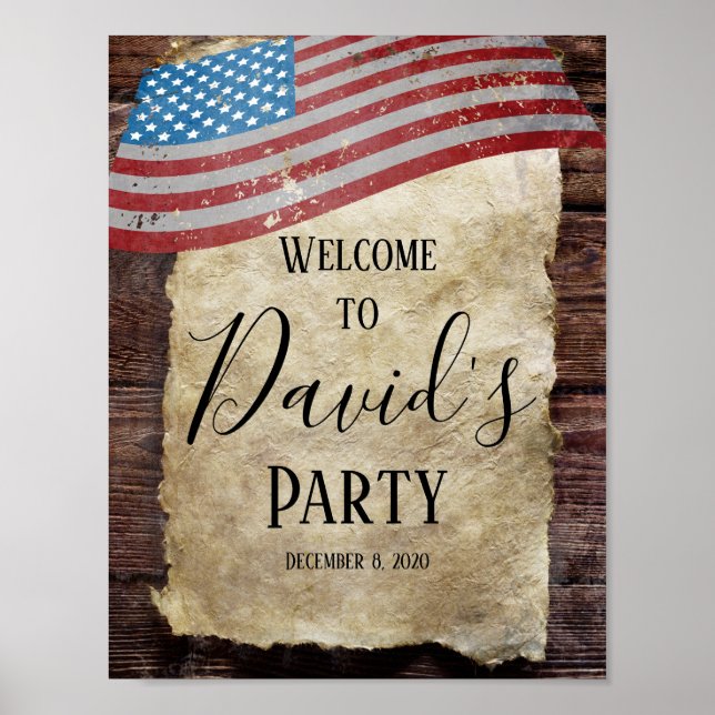 Military, Army, any party, welcome sign (Front)