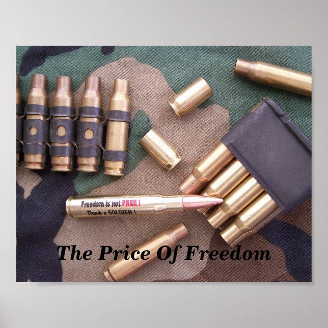 Military army navy air force marines veterans poster (Front)