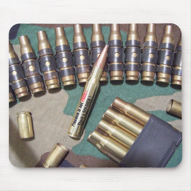 Military army navy air force marines veterans vet mouse mat (Front)