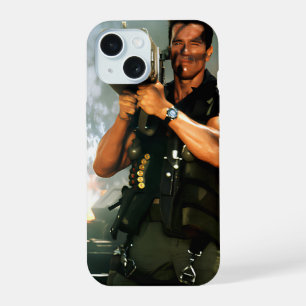 Military arnold with bazooka iPhone 15 case