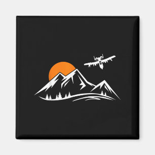Military Attack Jet Close Air Support Aircraft Magnet