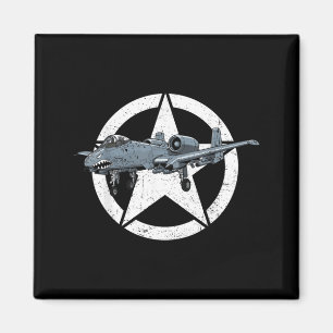 Military Attack Jet Close Air Support Aircraft Magnet