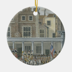 Military Band at St. James' Palace, late 18th cent Ceramic Tree Decoration
