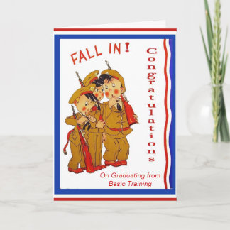Military Basic Training Graduation Card