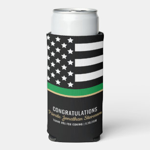 Military Basic Training Patriotic Graduation Party Seltzer Can Cooler