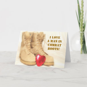military boots card