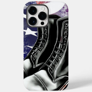 Military Boots USA Flag Veteran  Case-Mate iPhone 14 Pro Max Case