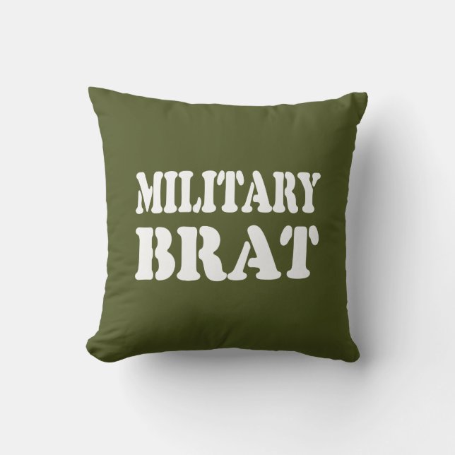 MILITARY BRAT CUSHION (Front)