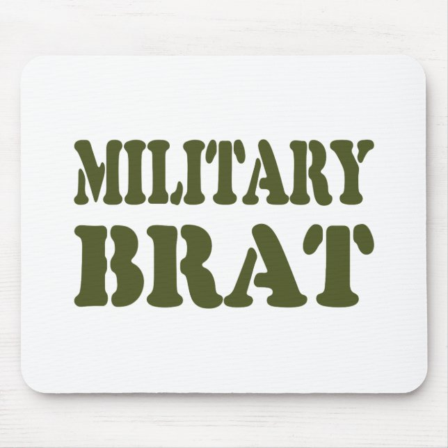 MILITARY BRAT MOUSE MAT (Front)