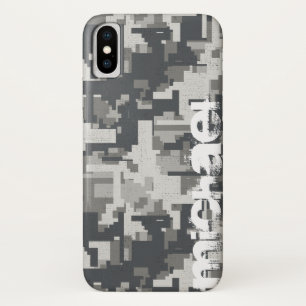 Military bricks grey iPhone x case