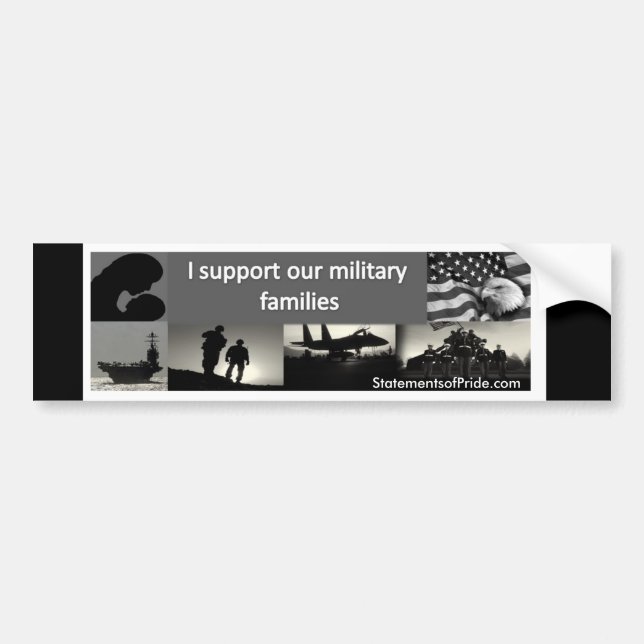 Military Bumper Sticker (Front)