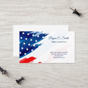 Military Business Card