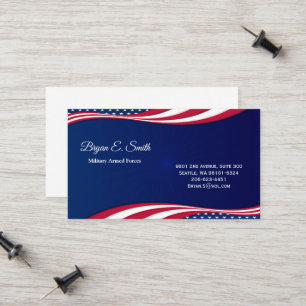 Military Business Card