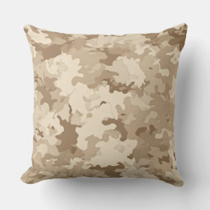 Military Camo Print Accent Pillow