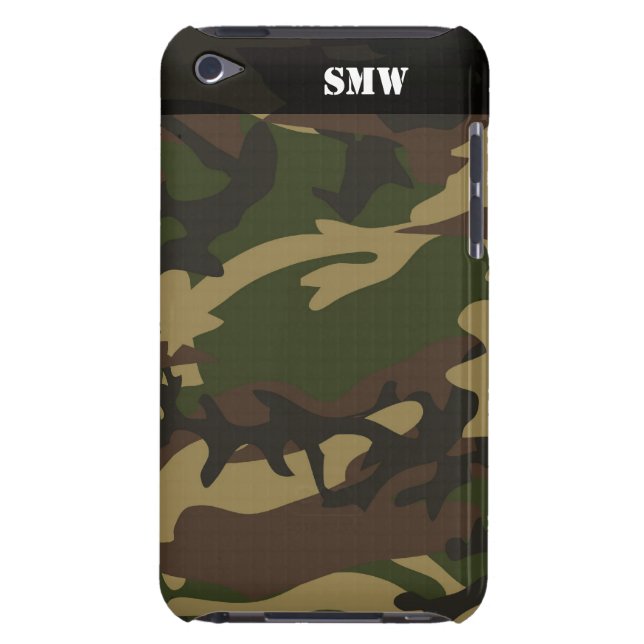 Military Camoflauge Camo Green Personalised Case-Mate iPod Touch Case (Back)